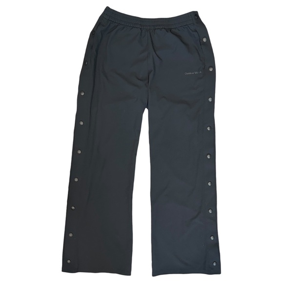 Outdoor Voices High Stride Wide Leg Tear-Away Track Pants Black Women’s Small - Picture 3 of 6